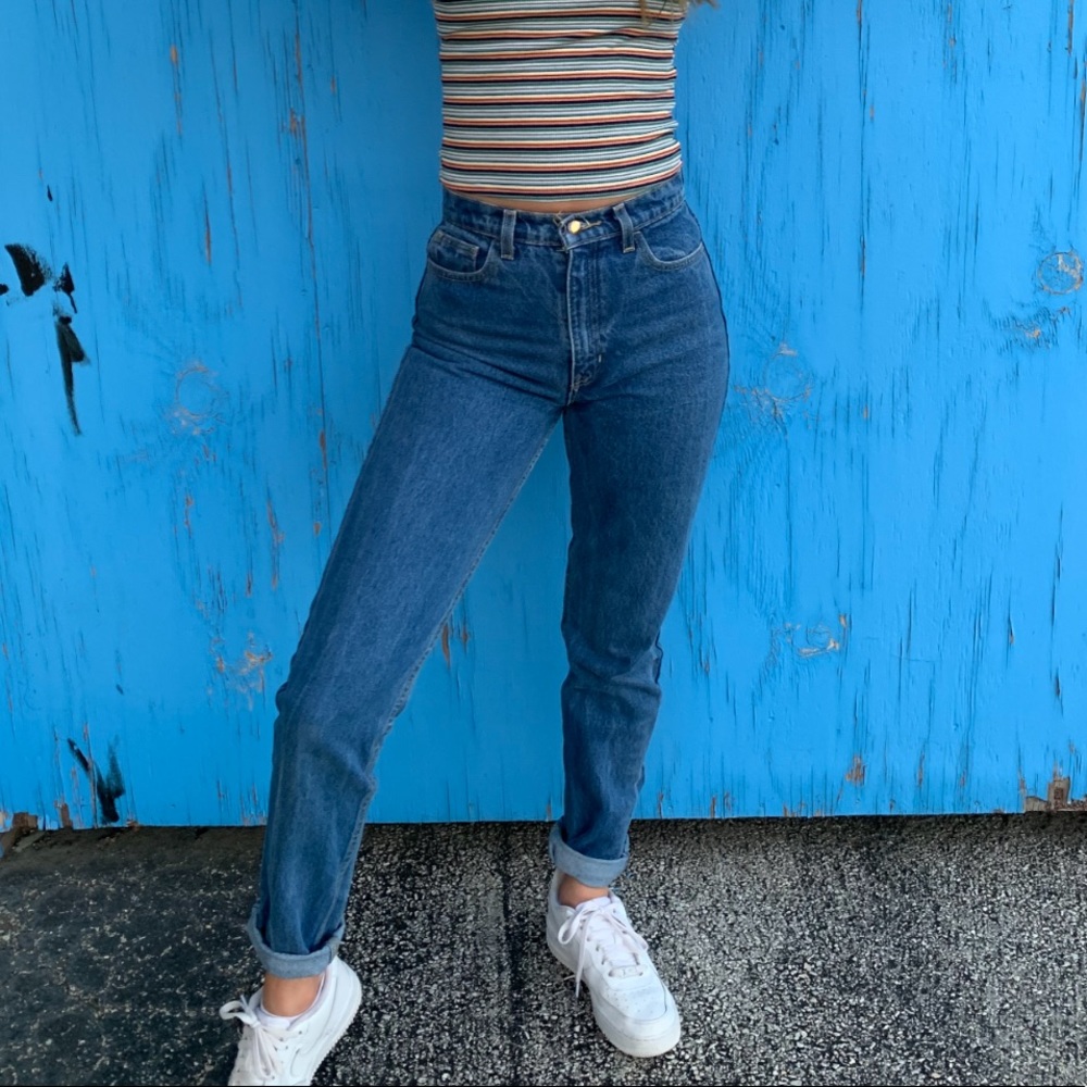 American Apparel High Waisted Jeans